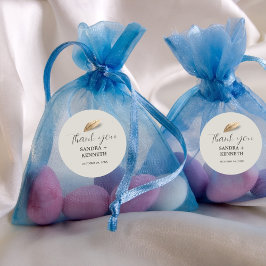 Adesivo Clássico & Elegante Obrigado