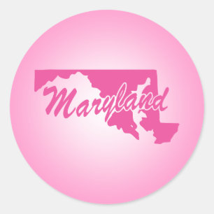 Adesivo Clássico em Maryland, cor-de-rosa