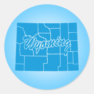 Adesivo Clássico em Wyoming
