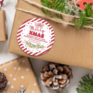 Adesivo Clássico Natal Flores Vermelhas Brancas 