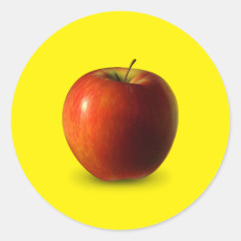 Adesivo clássico redondo da Apple