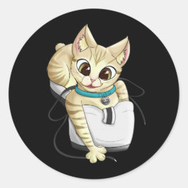 Adesivo Clássico Redondo Turq