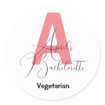 Clássico Rosa, nome e inicial da noiva