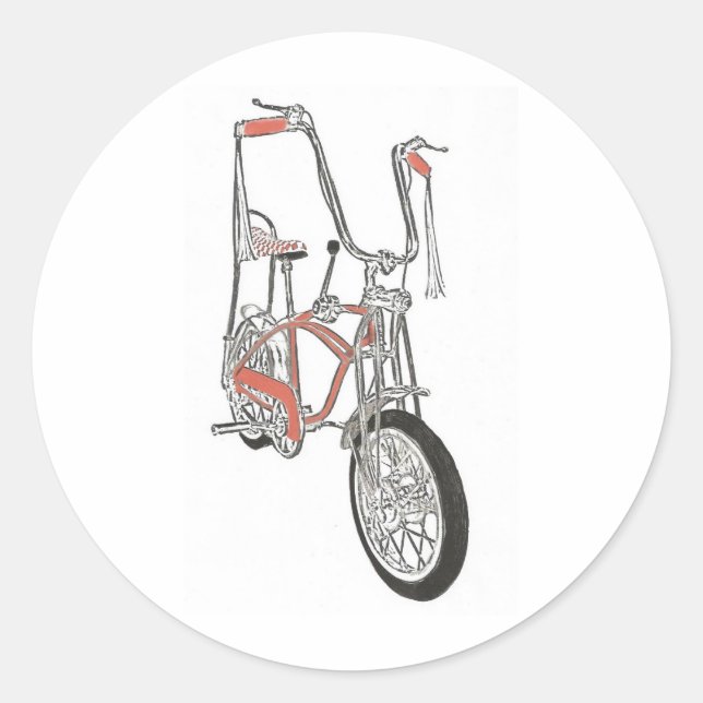 Adesivo Clássico Schwinn Orange Krate 60's Bike Bicycle (Frente)