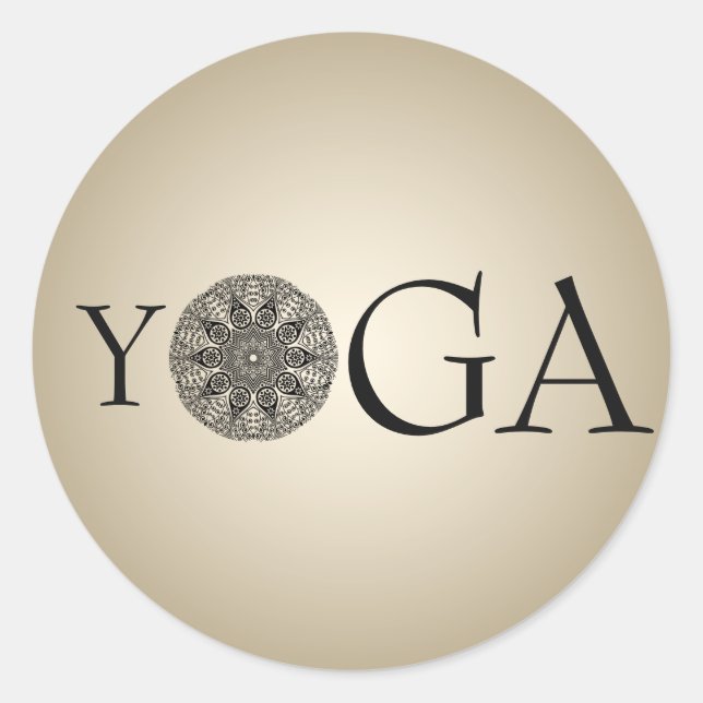 Adesivo Clássico YOGA Sticker (Frente)
