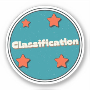 Adesivo Classificação