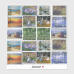 Adesivo Claude Monet Art Paintings<br><div class="desc">Claude Monet Art Paintings Stickers 2 de cada uma das 10 pinturas diferentes</div>