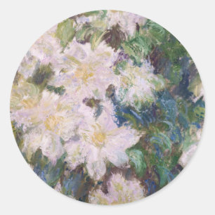 Adesivo Claude Monet - Clematite Branca