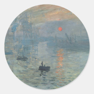 Adesivo Claude Monet Impression Sunrise Soleil Levant