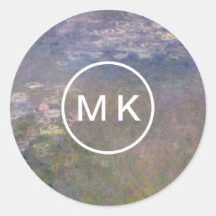 Adesivo Claude Monet Lírios Águas Agapanthus