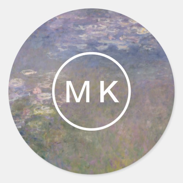 Adesivo Claude Monet | Lírios Águas Agapanthus (Frente)