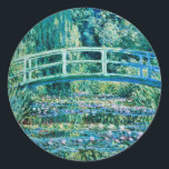 Adesivo Claude Monet - Lírios De Água E Ponte Japonesa<br><div class="desc">Claude Monet - Lírios E Ponte Japonesa (1899)</div>