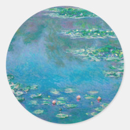Adesivo Claude Monet. Lírios De Água. impressionismo franc