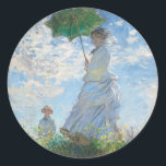 ADESIVO CLAUDE MONET "MULHER COM PARASOL" ENVELOPE<br><div class="desc">CLAUDE MONET "MULHER COM PARASOL" ROUND ENVELOPE SEAL STICKER</div>