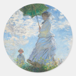 ADESIVO CLAUDE MONET "MULHER COM PARASOL" ENVELOPE