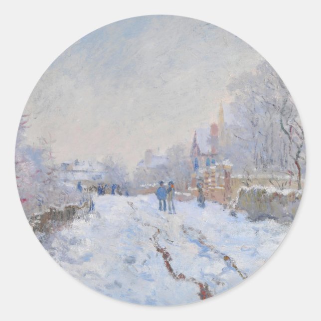 Adesivo Claude Monet // Neve na Argentina (Frente)