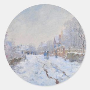 Adesivo Claude Monet // Neve no Argenteuil