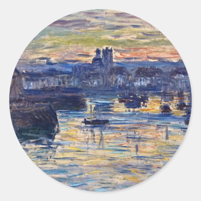 Adesivo Claude Monet - Porto Da Dieppe, Noite (Frente)