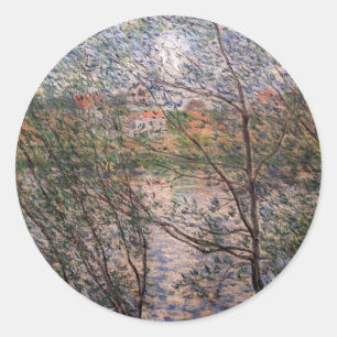 Adesivo Claude Monet - Primavera através dos ramos