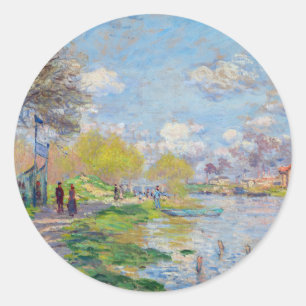 Adesivo Claude Monet - Primavera junto ao Sena