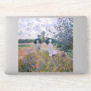 Adesivo Claude Monet - Promenade perto do Argenteuil