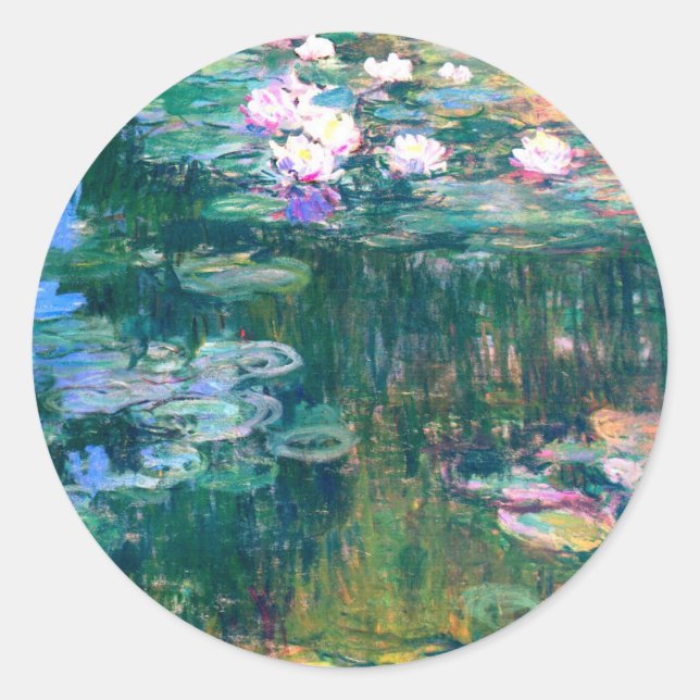 Adesivo Claude Monet Water Lily 1917 (Frente)