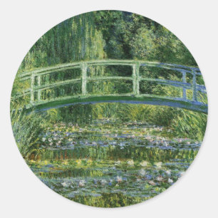 Adesivo Claude Monet Water Lily e Ponte Japonesa