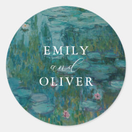 Adesivo Claude Monet Water Lily Wedding
