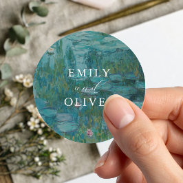 Adesivo Claude Monet Water Lily Wedding