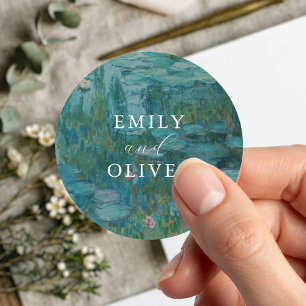 Adesivo Claude Monet Water Lily Wedding