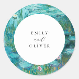 Adesivo Claude Monet Water Lily Wedding