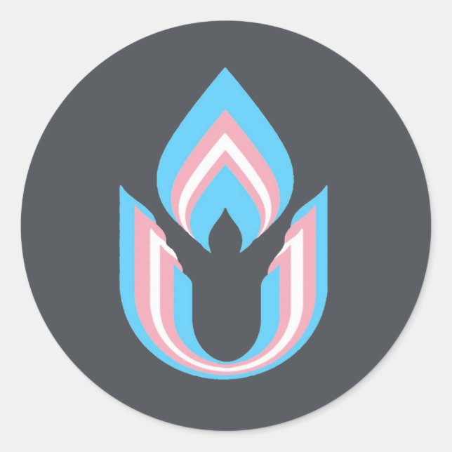 Adesivo Cláusula Unitária Universitária Transgênero LGBTQ (Frente)