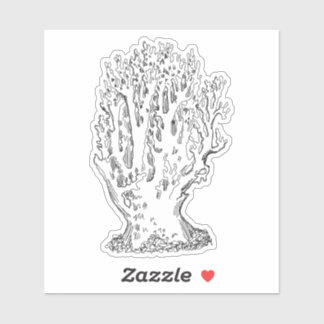 Adesivo Clavaire Jaune Mushroom Sticker