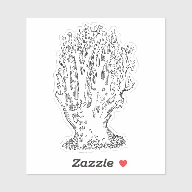 Adesivo Clavaire Jaune Mushroom Sticker (Folha)