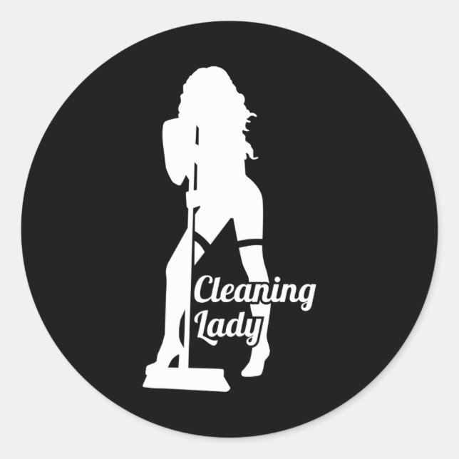 Adesivo Cleaning lady (Frente)