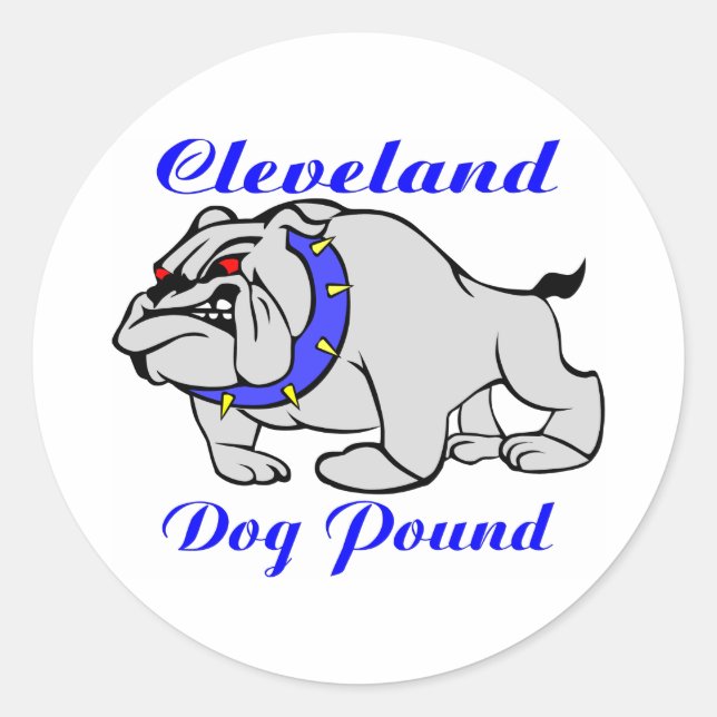 Adesivo Cleveland Dog Pound (Frente)