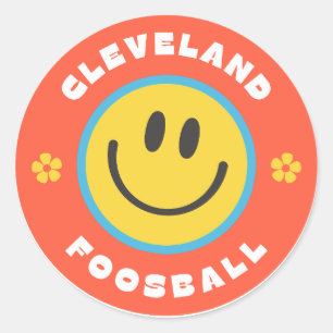 Adesivo Cleveland Foosball Smile