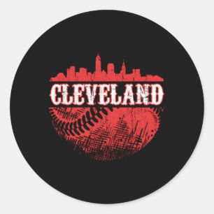 Adesivo Cleveland Skyline City Baseball Conhecido Em Gamed