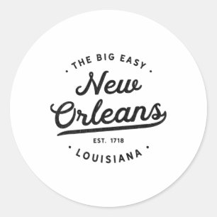 Adesivo Clic Retro Vintage Nova Orleans Louisiana Casual B
