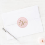 Adesivo CLIENTE Bat Mitzvah cor-de-rosa pincel nome ARIA<br><div class="desc">pelo kat massard >> WWW.SIMPLYSWEETPAPERIE.COM << *** NOTA - O EFEITO DO FOLHO DE OURO SHINY É UMA IMAGEM IMPRESSA *** - - - - - - - - - - - - - - - - - - - - - - - - - - - - - -...</div>