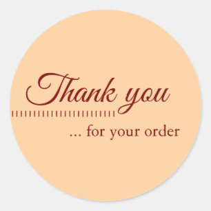 Adesivo Cliente de Empresa Simples Obrigado