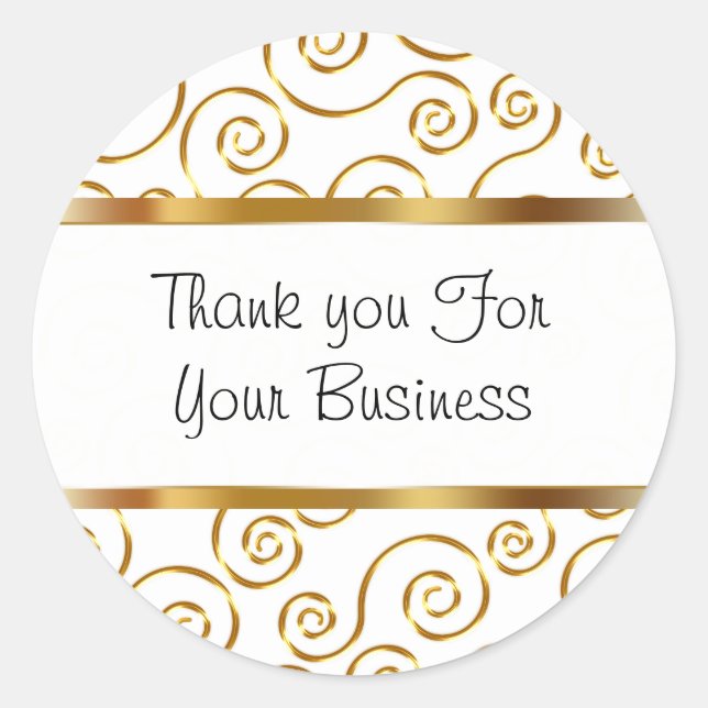 Adesivo Clientes Clássicos Agradecidos (Frente)