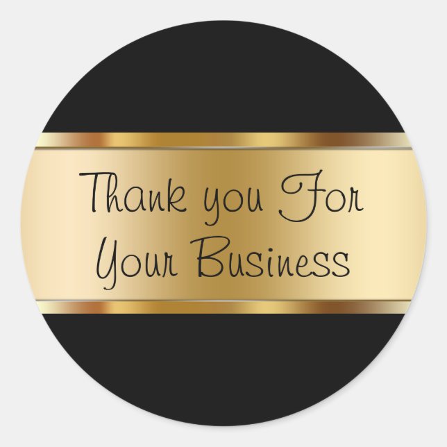 Adesivo Clientes Clássicos Agradecidos (Frente)