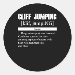 Adesivo Cliff Jumping Definition Cliff Dift