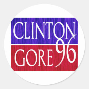 Adesivo Clinton Gore 96 - Design
