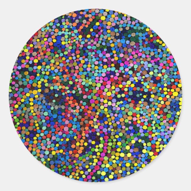 Adesivo Clintor psicodélico do Kinestácio Cromovescente (Frente)