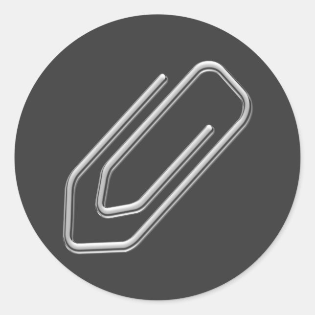 Adesivo Clipe de papel (Frente)