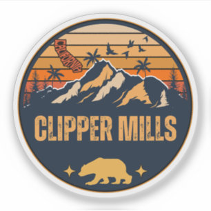 Adesivo Clipper Mills, Califórnia