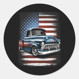Adesivo Clique no Caminhão Anterior, Bandeira Americana, 4