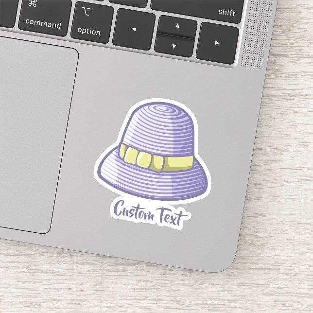 Adesivo Cloche Hat Lilac (Detalhe)
